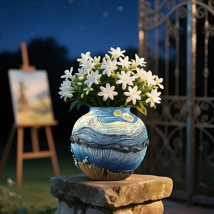 Starry_Bloom_-_Handcrafted_Flower_Vase_Inspired_by_Van_Gogh_for_Elegant_Decor_0